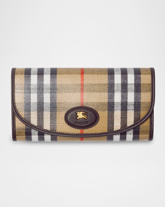 Highlands Check Flap Continental Wallet